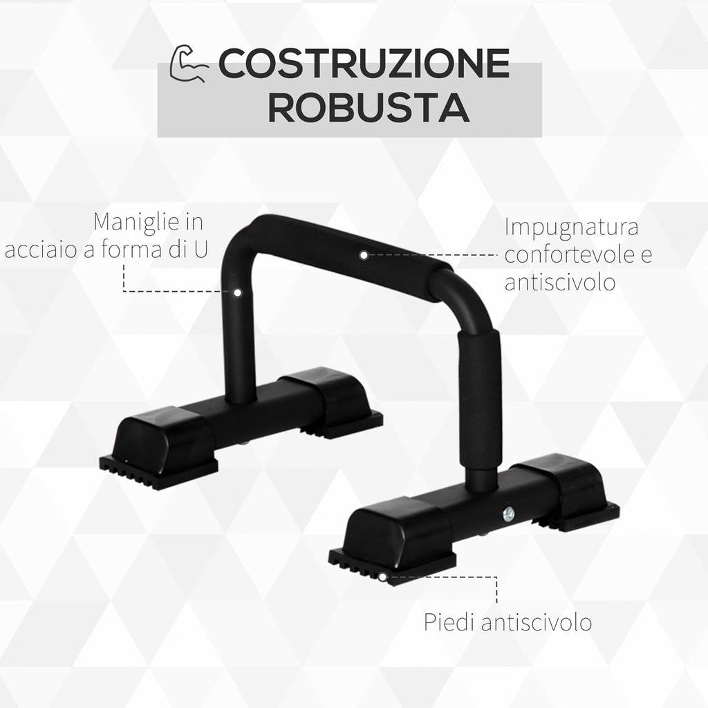 Power Bars – Parallele Professionali in Acciaio (Set da 2)