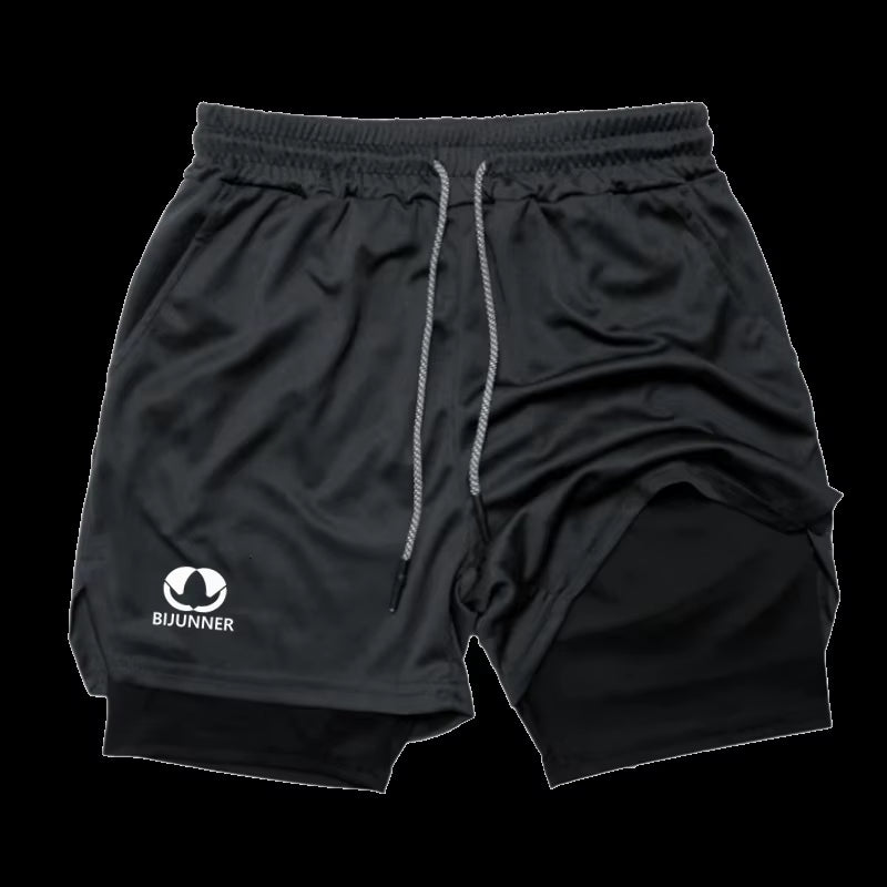 Pantaloncini Running Doppia Struttura – Asciugatura Rapida