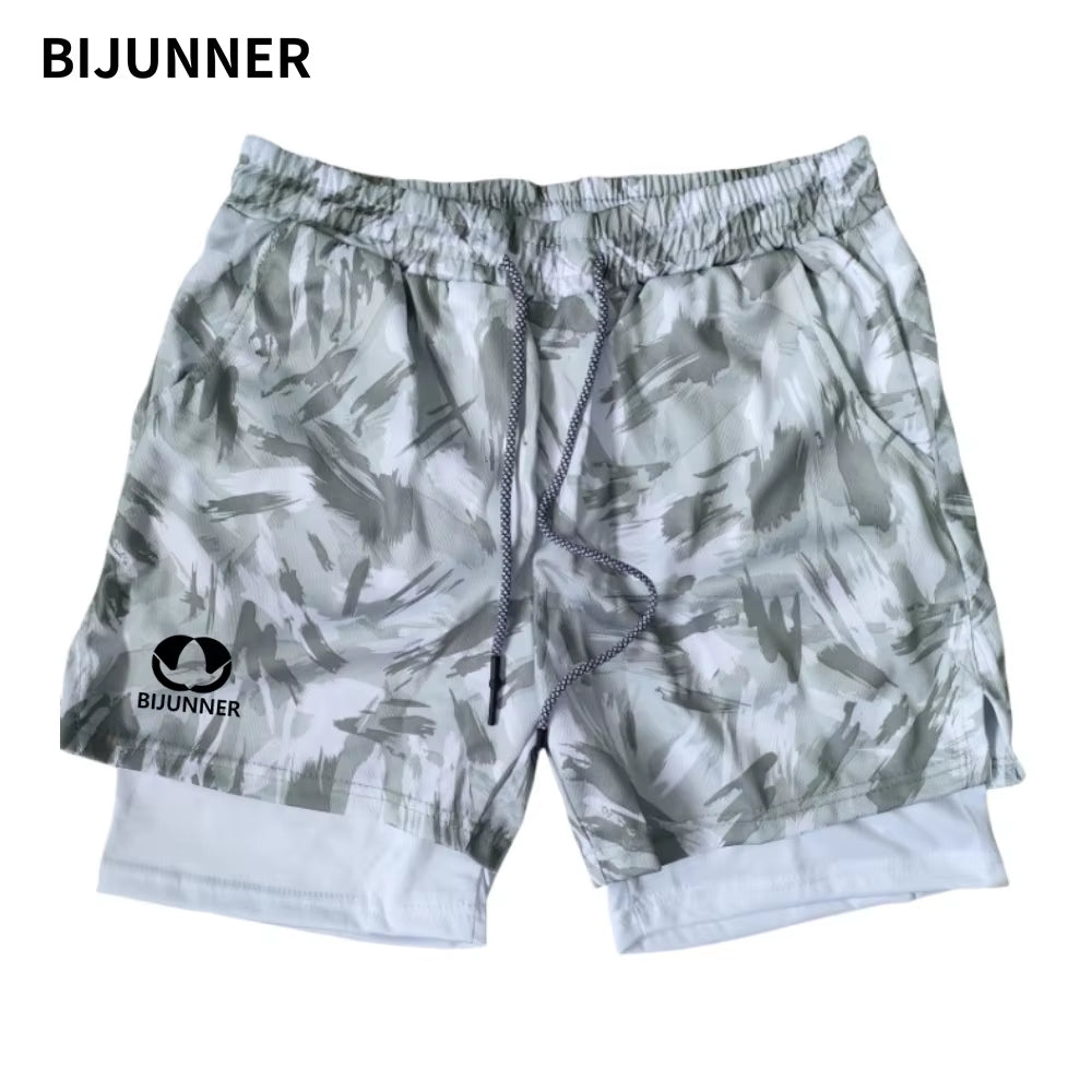 Pantaloncini Running Doppia Struttura – Asciugatura Rapida